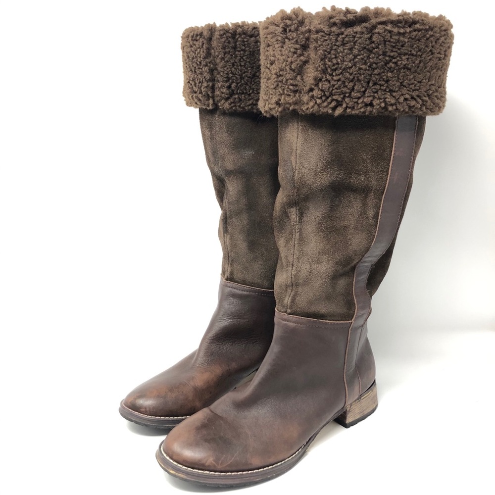 Pajar Canada Suede Leather Shearling Boots